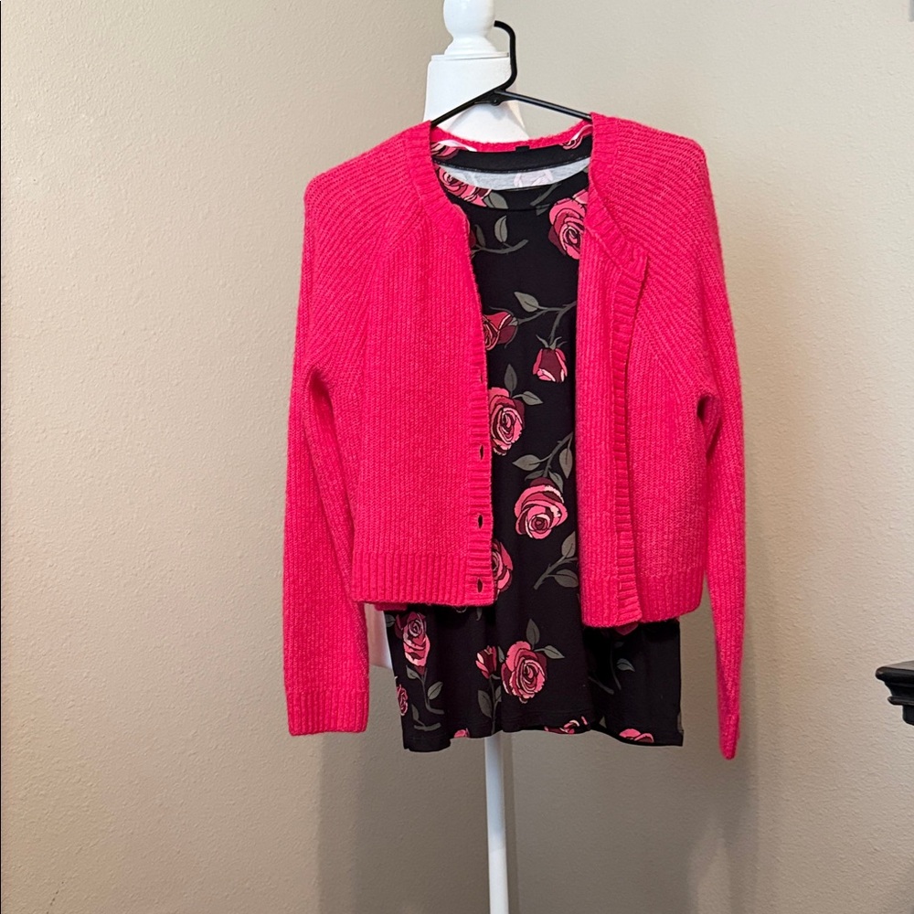 Torrid Vibrant Pink Cardigan